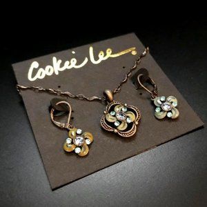 Cookie Lee Necklace & Earrings Set